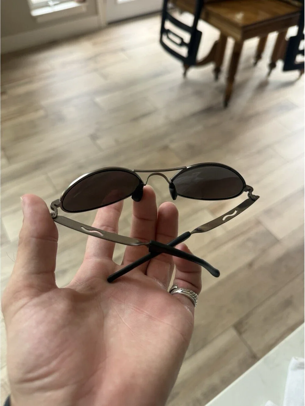 VINTAGE B&L RAY-BAN BLUE MIRROR ORBS SUNGLASSEs